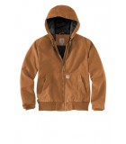 Carhartt Ladies Loose Fit Washed Duck Insulated Active Jacket M104053 Carhartt Ladies Loose Fit Washed Duck Insulated Active Jacket M104053