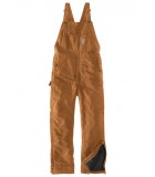 Carhartt Quilt Lined Zip-To-Thigh Bib Overalls M106672 Carhartt Quilt Lined Zip-To-Thigh Bib Overalls M106672