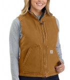 Carhartt Ladies Mock Neck, Sherpa Lined, Vest M104224 Carhartt Ladies Mock Neck, Sherpa Lined, Vest M104224
