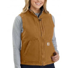 Carhartt Ladies Mock Neck, Sherpa Lined, Vest M104224